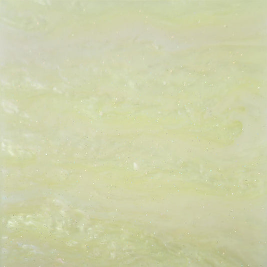 Incudo Yellow Glittering Pearl Acrylic Sheet - 400x300x3mm (15.7x11.81x0.12")