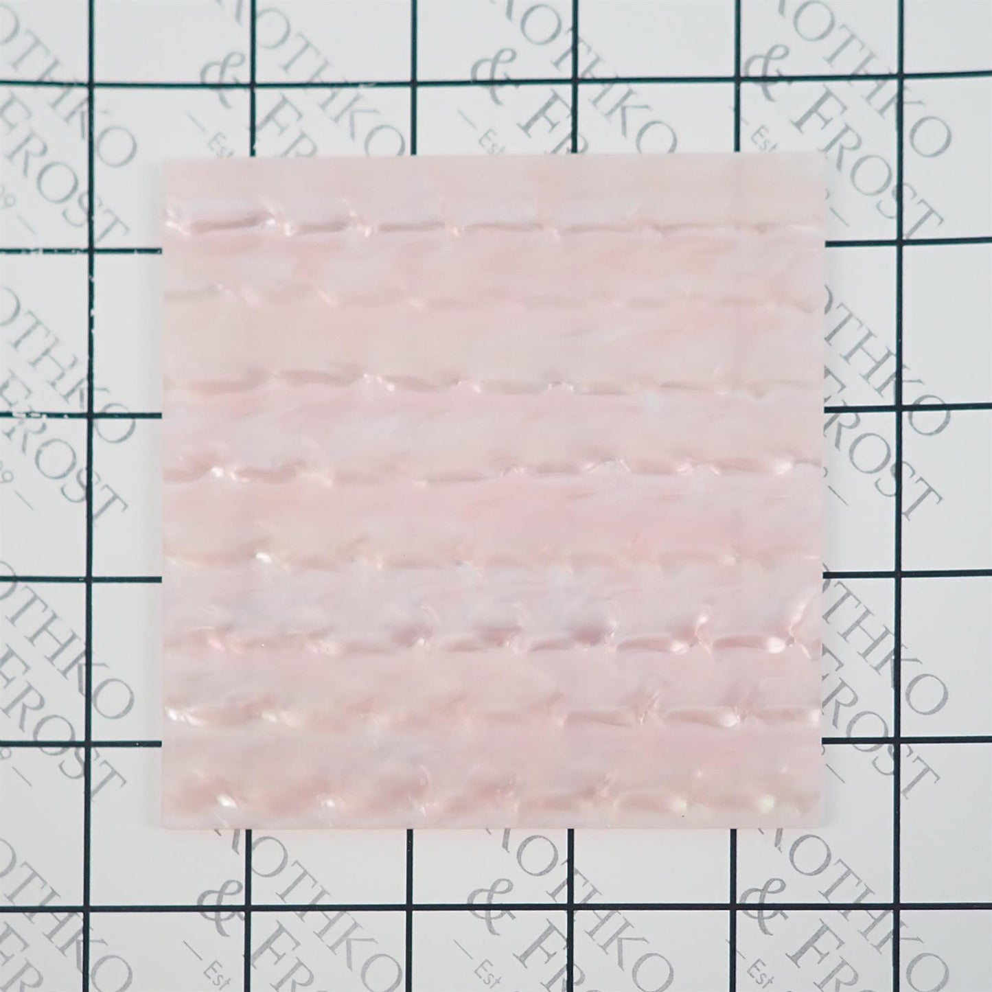 Incudo Light Pink Snakeskin Acrylic Sheet - 300x200x3mm