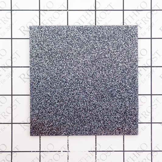 Incudo Dark Grey Glitter Acrylic Sheet - 300x250x3mm