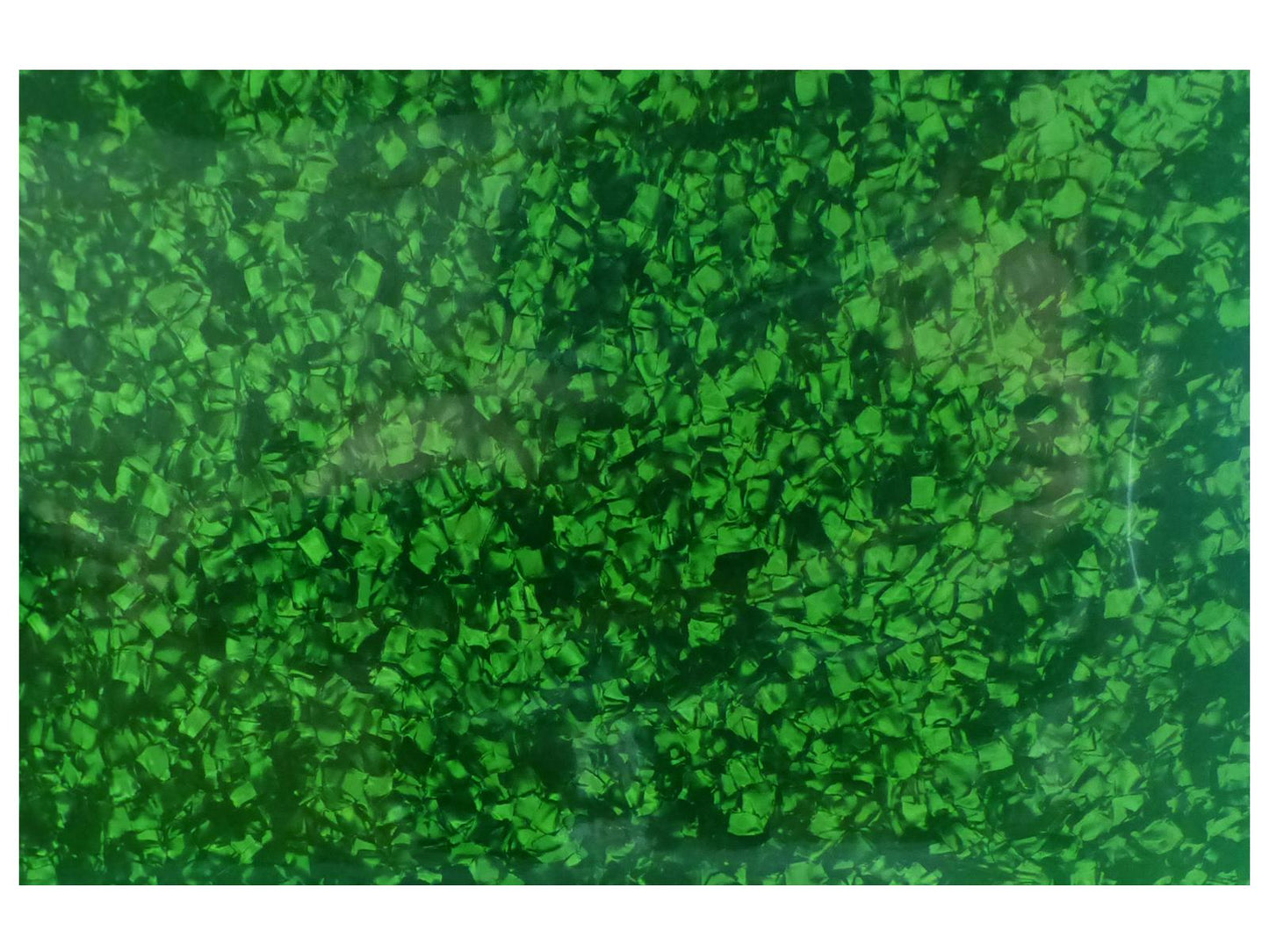Incudo Green Pearloid Celluloid Sheet - 430x290x0.8mm (16.9x11.42x0.03")