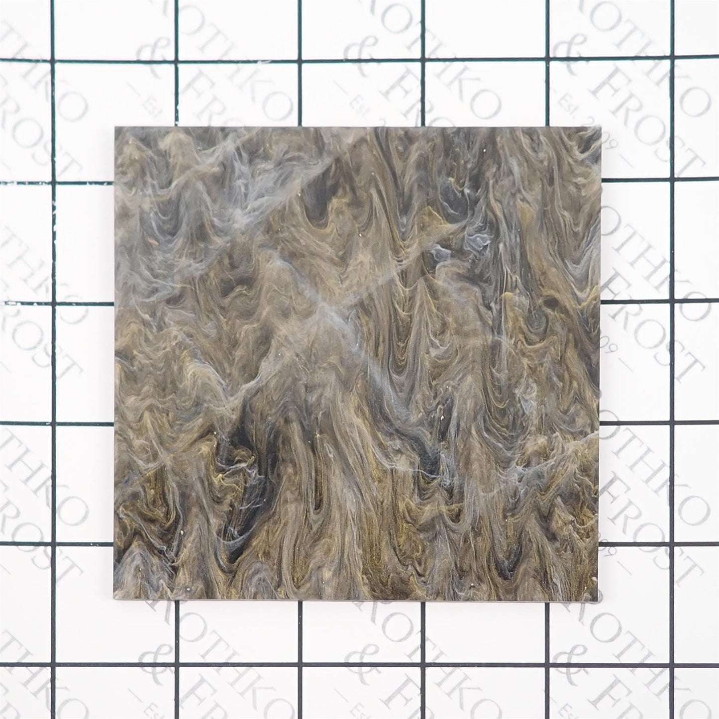 Incudo Golden Grey Smoky Acrylic Sheet - 300x200x3mm (11.8x7.87x0.12")