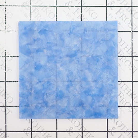 Incudo Steel Blue Pearloid Acrylic Sheet - 250x150x3mm