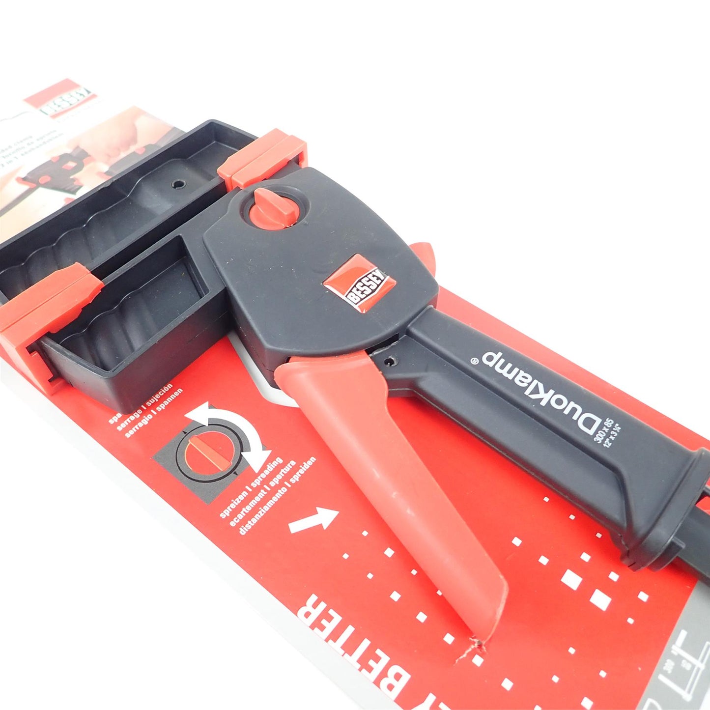 Bessey DUO30-8 Duoklamp One-Handed Lever Clamp - 300mm