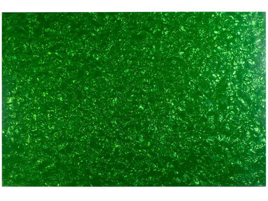 Borderlands Green Pearloid PVC Sheet - 430x290x2.5mm (16.9x11.42x0.1"), 4-Ply