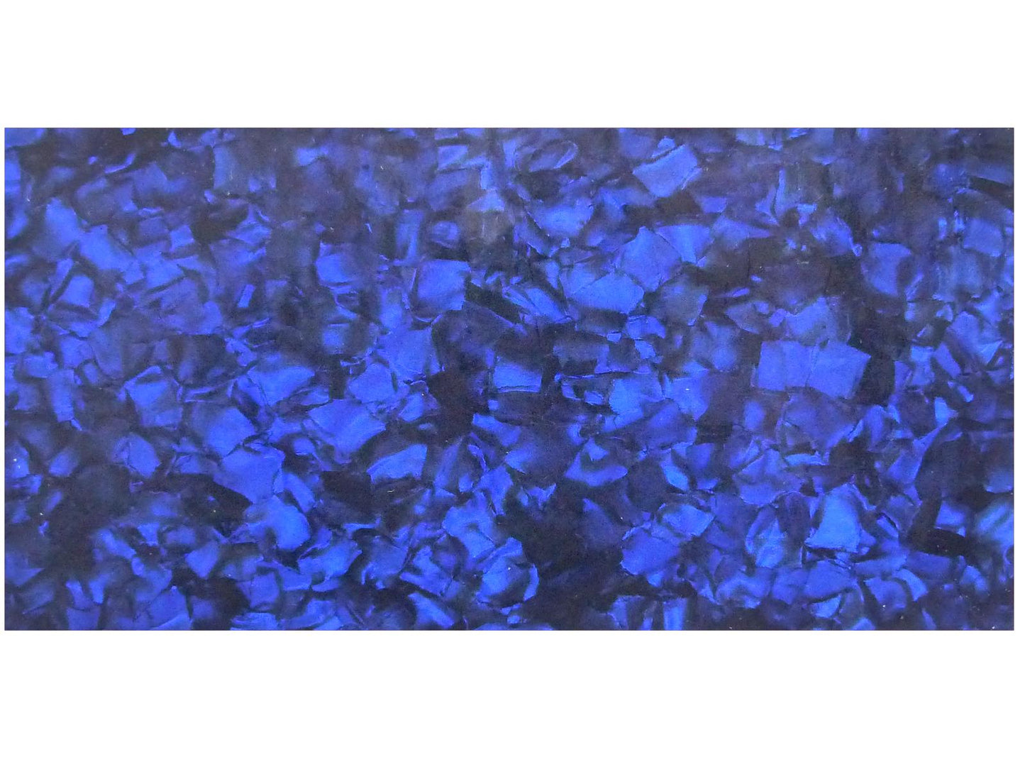 Incudo Blue Pearloid Celluloid Sheet - 200x100x0.46mm (7.9x3.94x0.02")