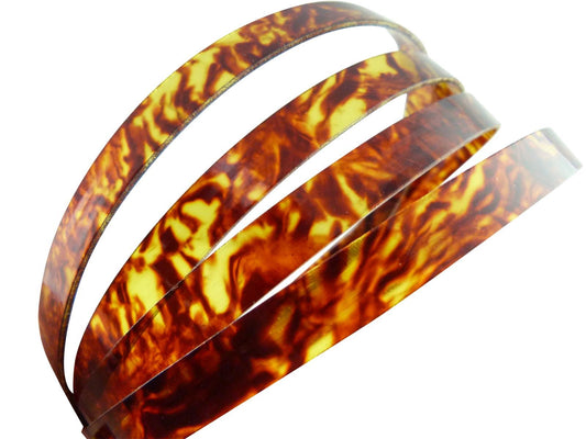 Incudo Light Tortoiseshell Celluloid Guitar Binding - 1600x10x1.5mm (63x0.39x0.06")