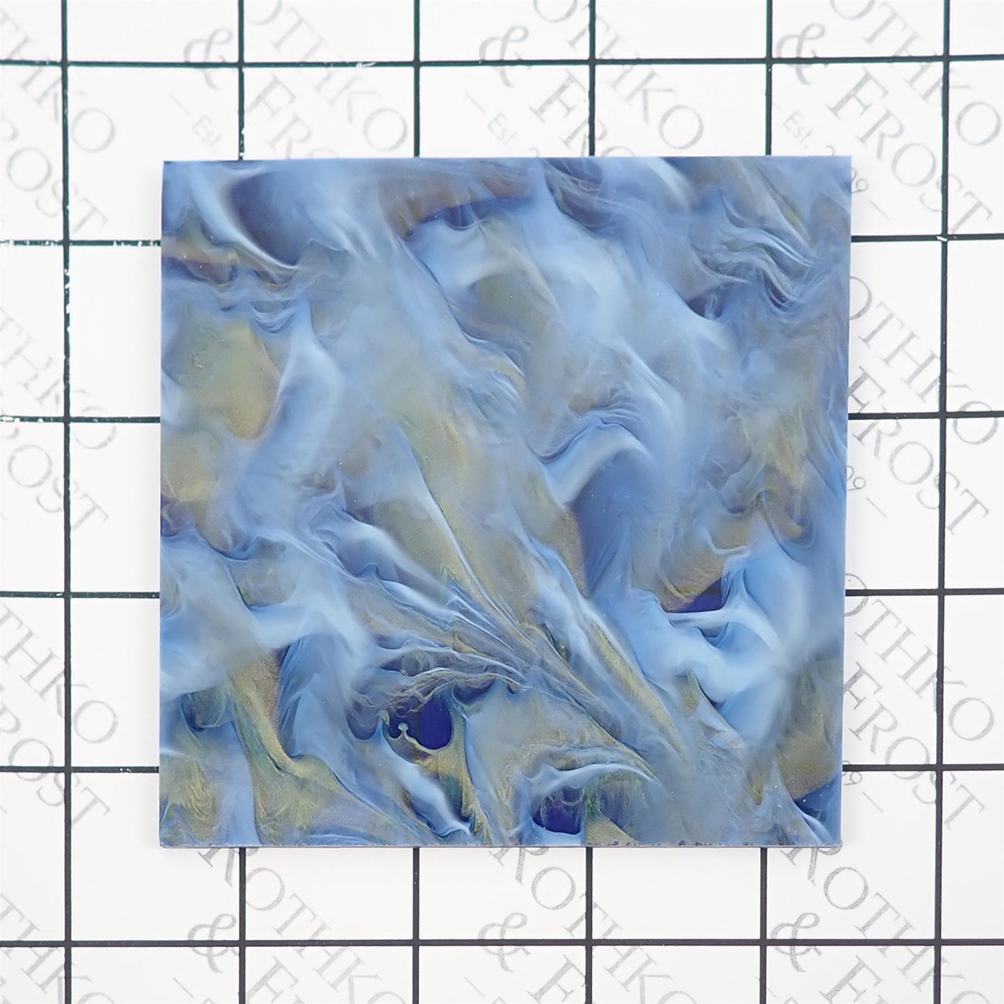 Incudo Blue Inky Acrylic Sheet - 250x150x3mm