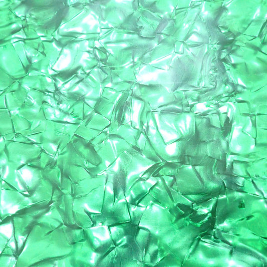 Incudo Green Pearloid Celluloid Veneer / Wrap - 1600x700x0.17mm (63x27.56x0.007")