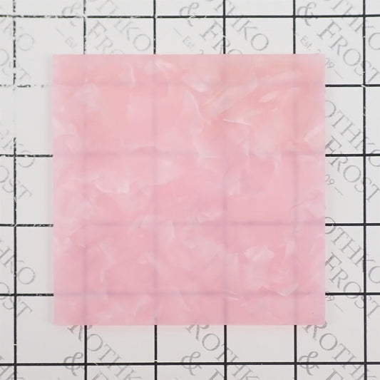 Incudo Baby Pink Pearloid Acrylic Sheet - 600x500x3mm