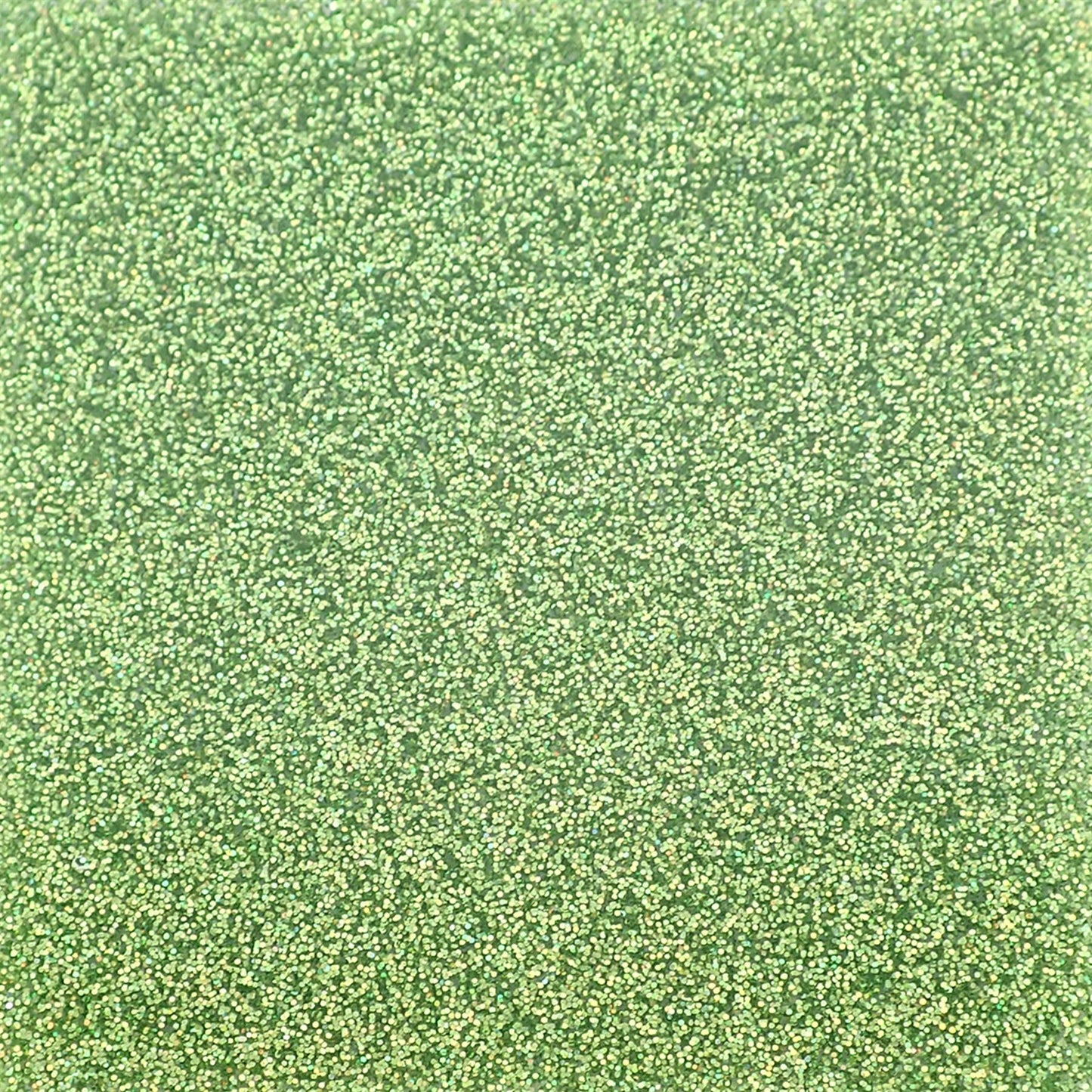 Incudo Apple Green 2-Sided Holographic Glitter Acrylic Sheet - 98x98x3mm (3.9x3.86x0.12"), Sample