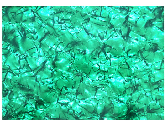 Incudo Green Large Pearloid Celluloid Drum Wrap - 1600x700x0.5mm