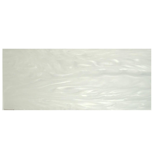 [Incudo] White Pearl Kirinite Acrylic Sheet - 240x100x4mm