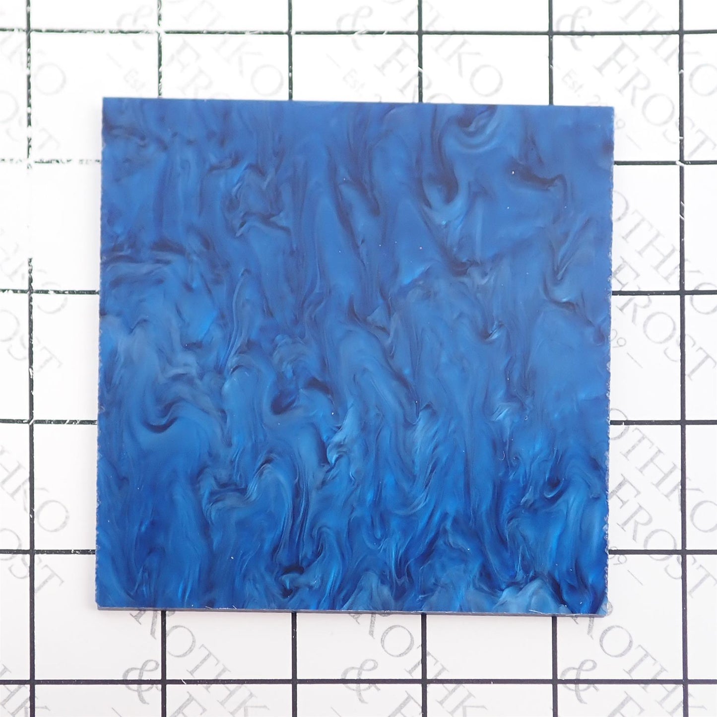 Incudo Blue Pearl Acrylic Sheet - 300x200x3mm (11.8x7.87x0.12")