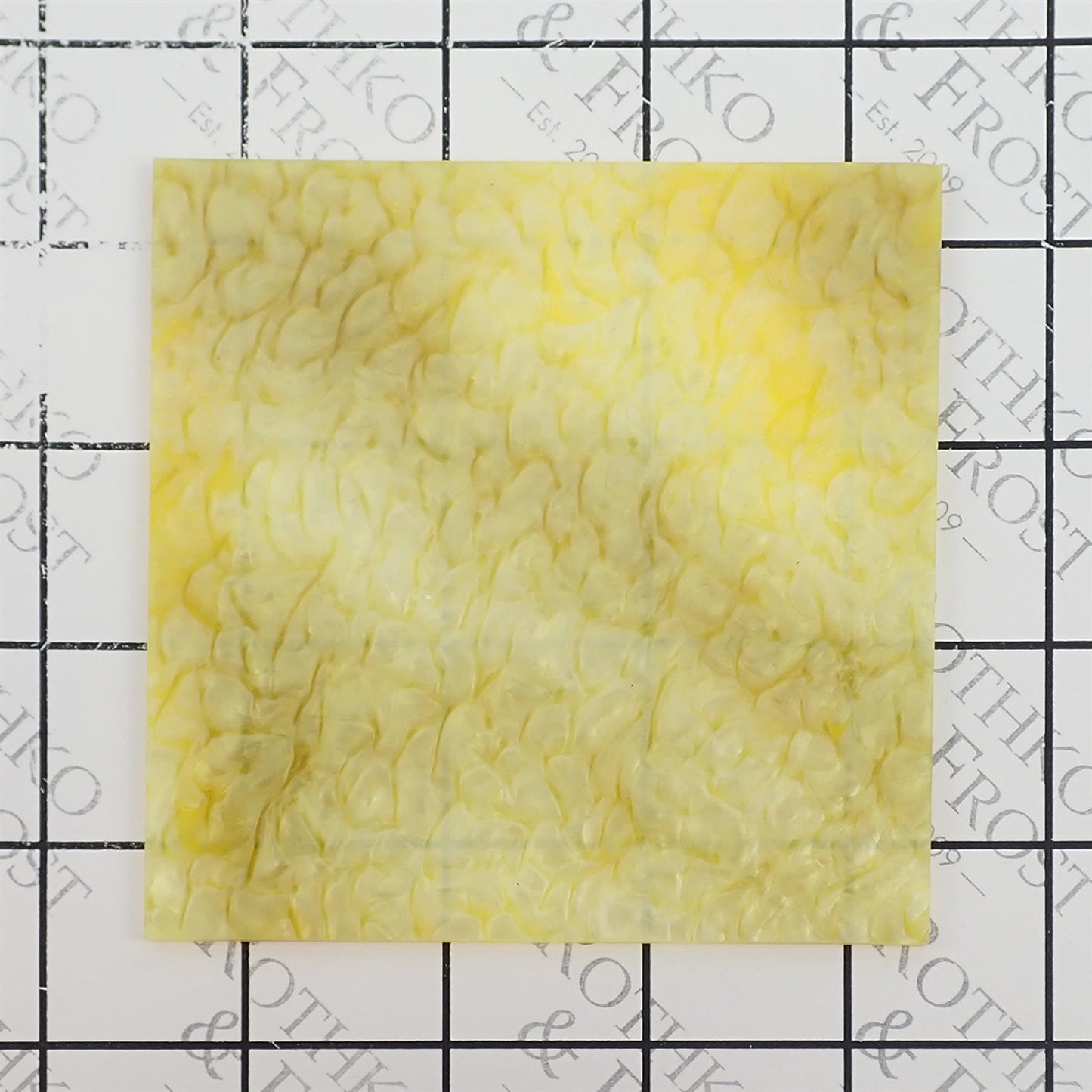 Incudo Yellow Lava Pearl Acrylic Sheet - 400x300x3mm