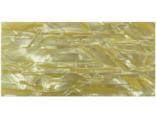 Incudo Cream Vintage Pearloid Celluloid Sheet - 200x100x2mm (7.9x3.94x0.08")