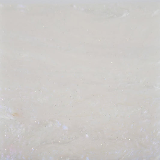 Incudo White Glittering Smoky Acrylic Sheet - 1000x600x3mm (39.4x23.62x0.12")