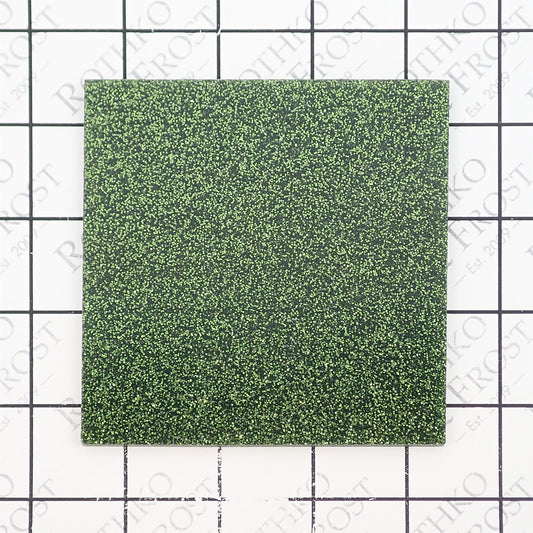 Incudo Dark Green 2-Sided Glitter Acrylic Sheet - Sample