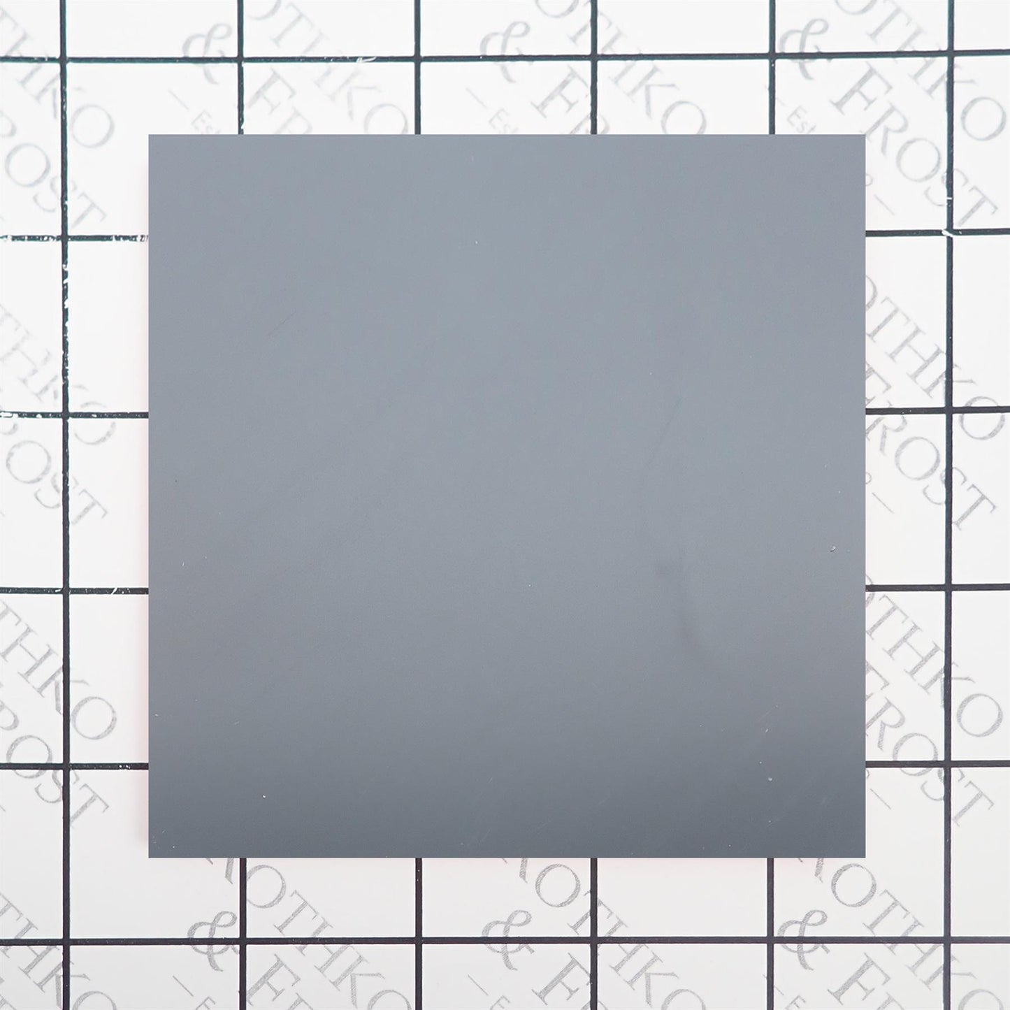 Incudo Dark Grey Satin Metallic Acrylic Sheet - 400x300x3mm