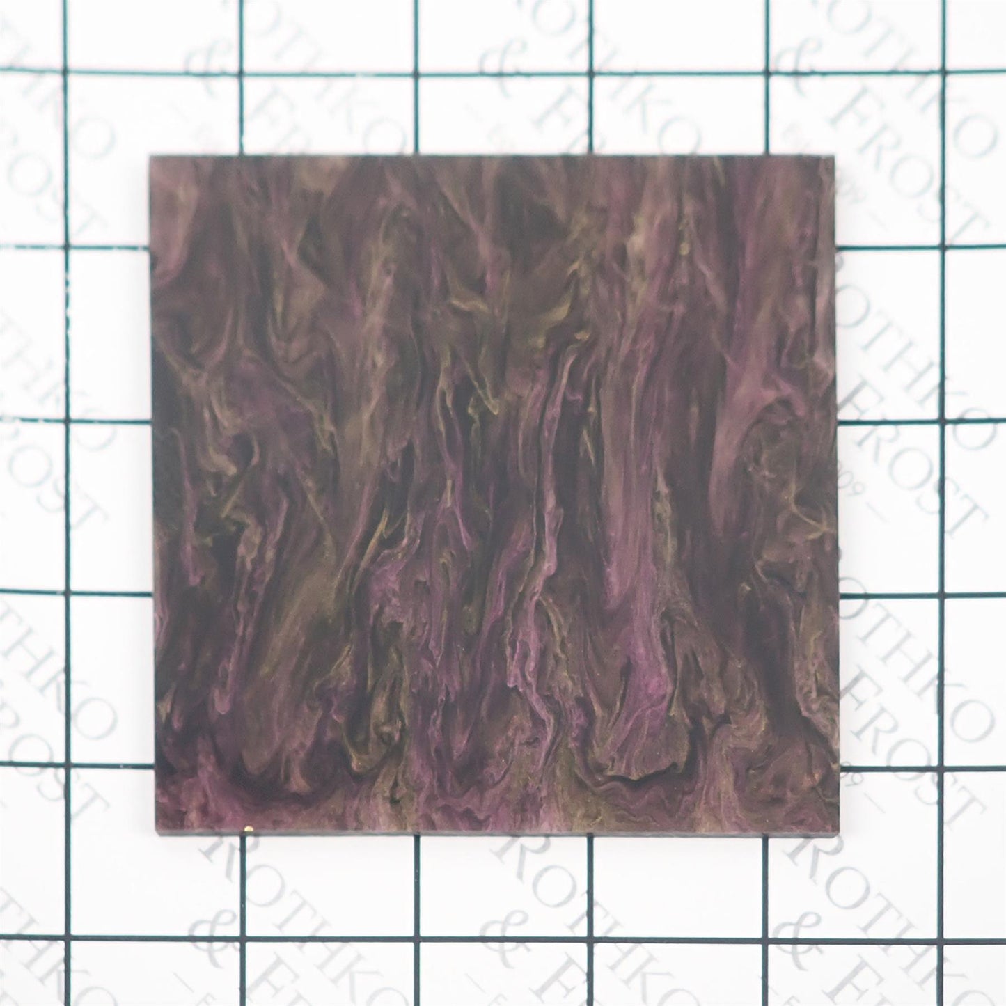 Incudo Golden Pink Smoky Acrylic Sheet - 250x150x3mm