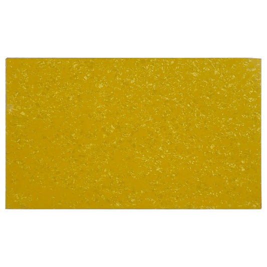 Borderlands Yellow Pearloid PVC Sheet - 430x290x2.5mm 4-Ply