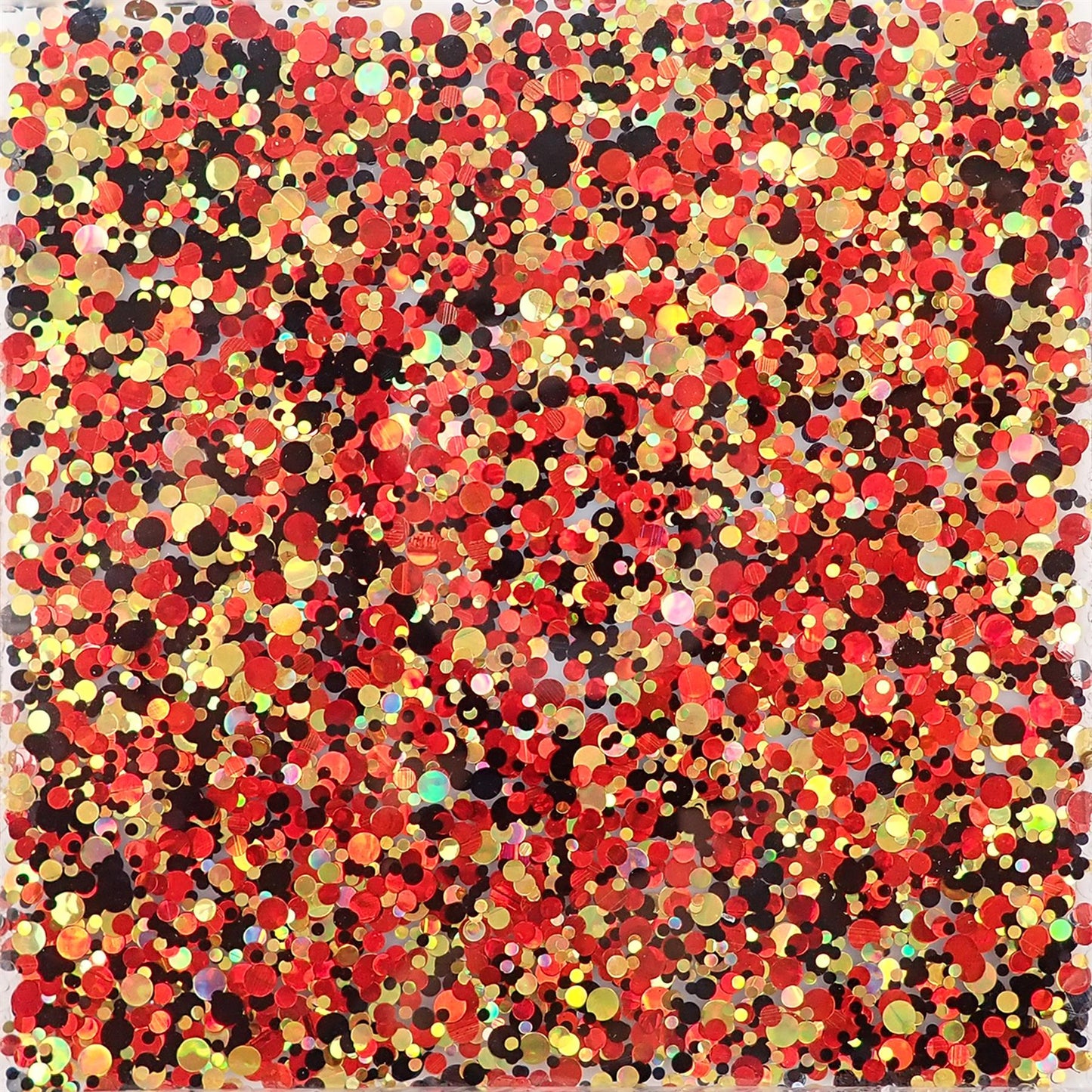 Incudo Red 2-Sided Chunky Glitter Acrylic Sheet - 400x300x3mm (15.7x11.81x0.12")