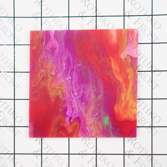 Incudo Purple/Red Smoky Acrylic Sheet - 400x300x3mm (15.7x11.81x0.12")