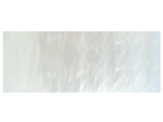 [Incudo] White Pearl Kirinite Acrylic Sheet - 240x100x9.52mm