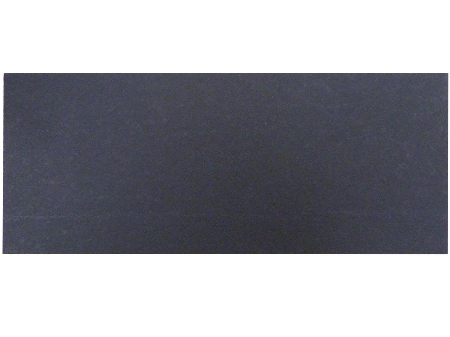 Luthitec Black Plain Fibreboard Headstock Veneer - 250x100x1.6mm (9.8x3.94x0.06")