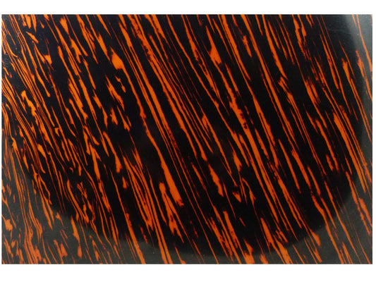 Luthitec Tiger Stripe Tortoiseshell PVC Sheet - 290x210x0.5mm (11.4x8.27x0.02")