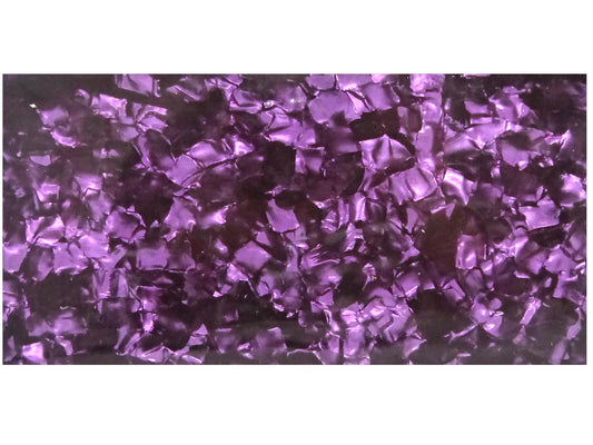 Incudo Purple Pearloid Celluloid Sheet - 200x100x1.2mm (7.9x3.94x0.05")