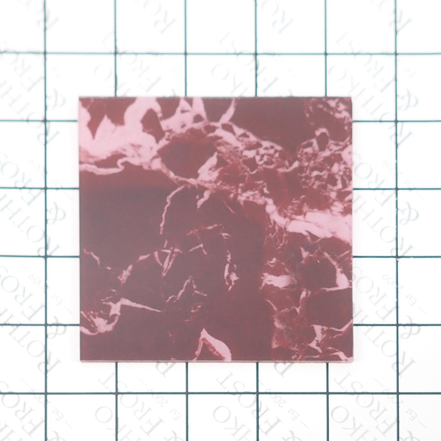 Incudo Rosso Levanto Stone Acrylic Sheet - Sample