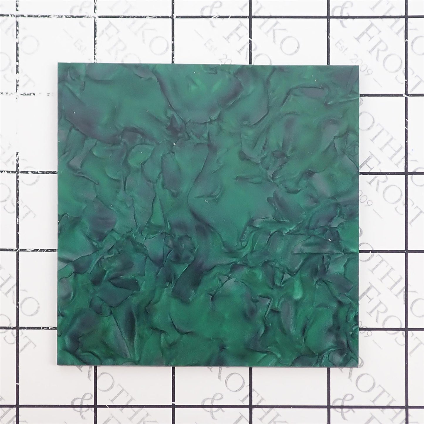 Incudo Emerald Green Pearloid Acrylic Sheet - 300x200x3mm (11.8x7.87x0.12")