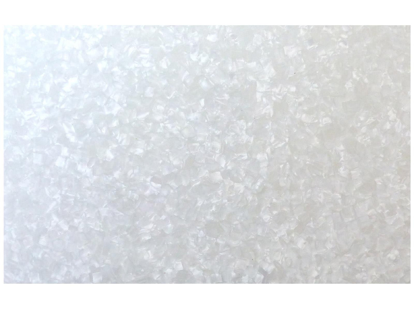 Incudo White Pearloid Celluloid Sheet - 430x290x1.5mm (16.9x11.42x0.06")