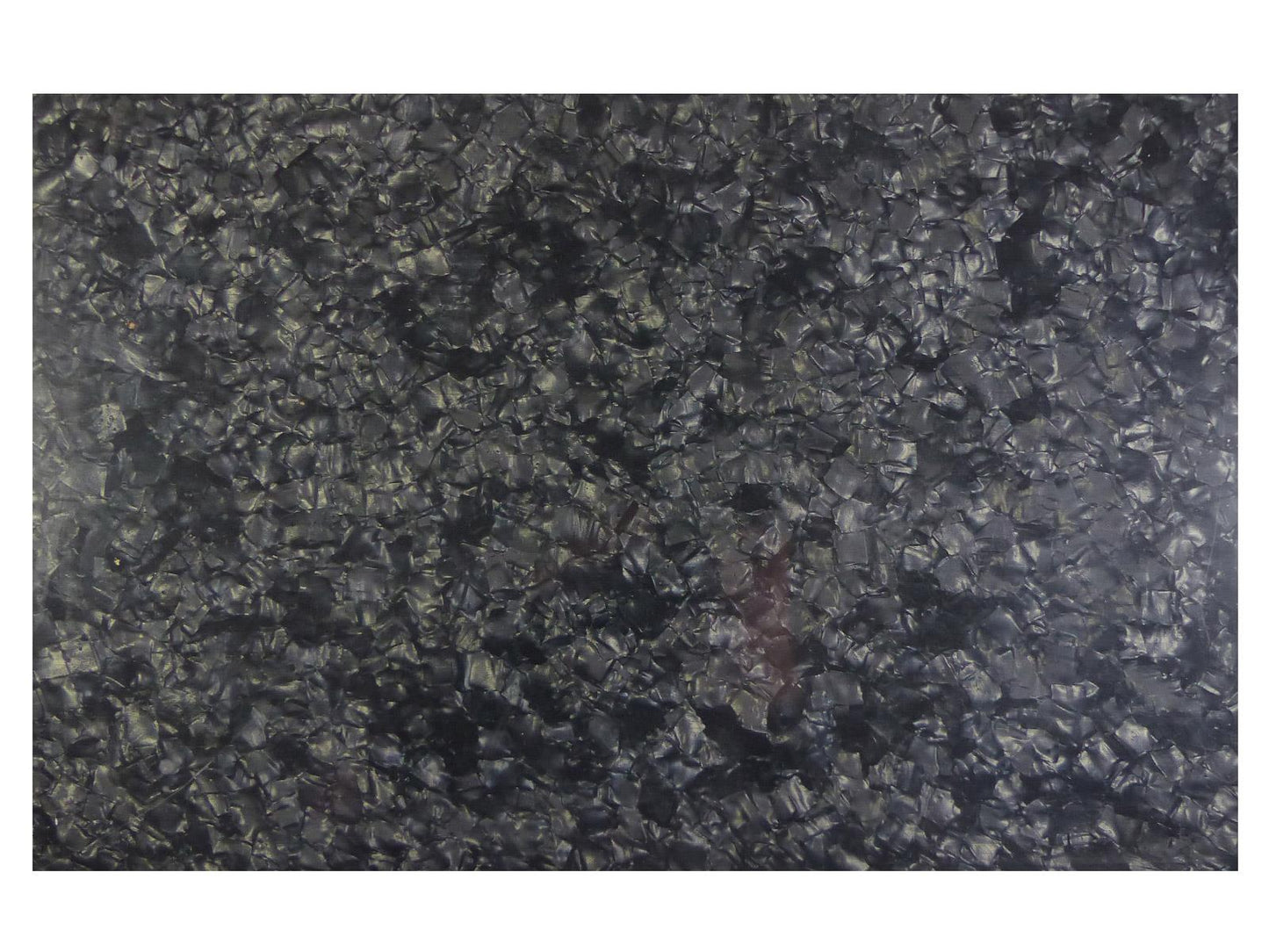 Borderlands Black Pearloid PVC Sheet - 430x290x2.5mm (16.9x11.42x0.1"), 4-Ply
