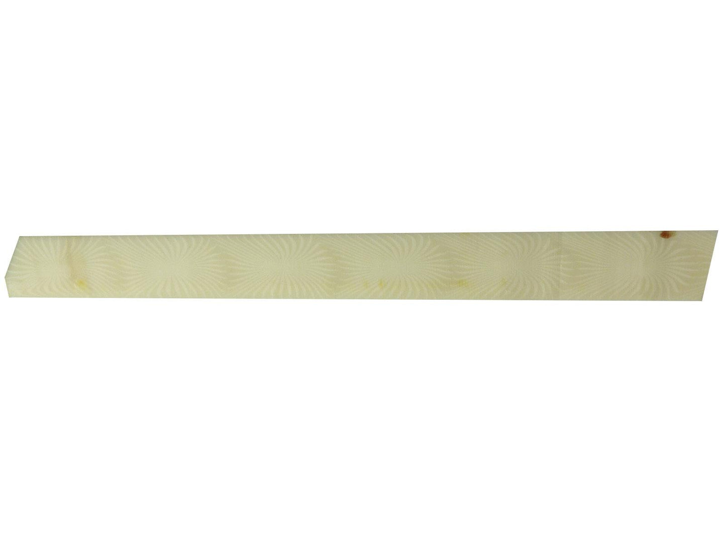 Incudo (Col 386) Ivory Casein (Galalith) Sheet - 240x100x10mm (9.4x3.94x0.39")